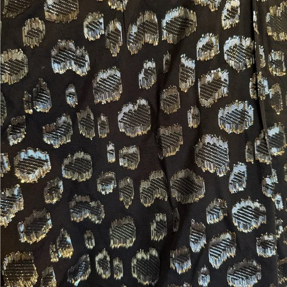 BCBGeneration Black and Silver One-Shoulder Dress - Picture 3 of 6